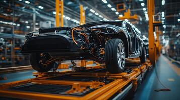 Automotive Industry Cutting-edge Lithium-ion Battery Technology at Work photo