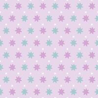 Flowers pastel pattern vector