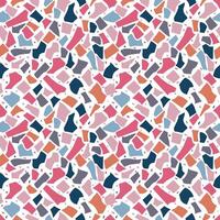 multicolored cut pieces pattern vector