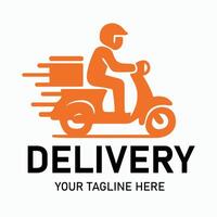 Delivery logo template design vector