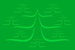 Green abstract design featuring curving lines creating a balanced composition on a solid background vector