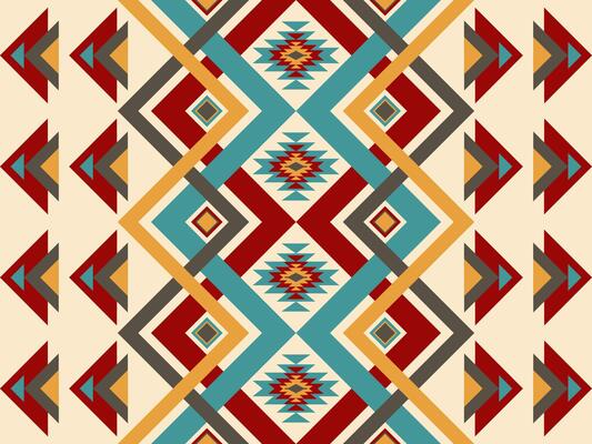 Navajo pattern design. Native American style. Tribal. motif. Boho, ornament, clothing, textile, wrapping, background, wallpaper, carpet, embroidery, print