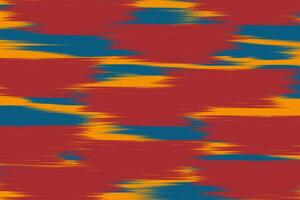 Red and Blue abstract background. Ikat Pattern Design for Fabric, clothing, textile, wrapping, background, wallpaper, carpet, embroidery, print vector