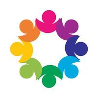 Community logo design illustration vector