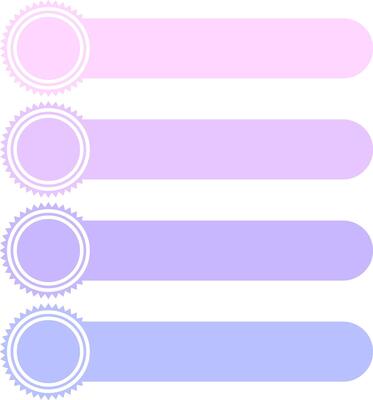 Soft Pastel Purple List Infographic Template for Gentle Data Presentation