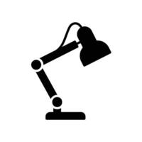 Icon of a study lamp to place on the table vector