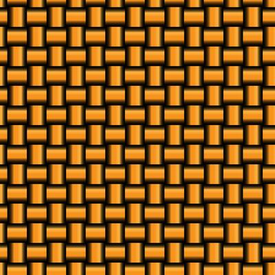 Seamless gold small pipe pattern.