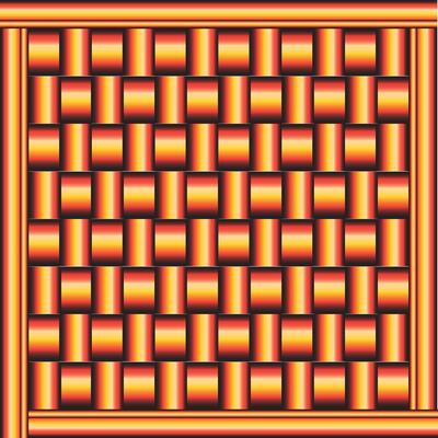 seamless pattern orange striped