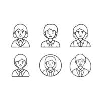 Teacher Avatar Icon - Professional Educational Graphics Design File for Microstock vector