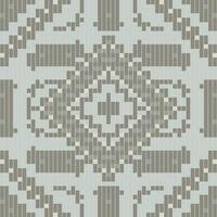 Geometric Ethnic Abstract Seamless Geometric Patternfolk Embroidery, Aztec Geometric Ornament Print. Design for Carpet, Wallpaper, Clothing, Wrapping, Fabric vector