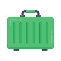 Get a glimpse of this flat icon showing packed luggage vector