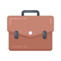 A flat style icon of business bag is ready for premium use vector