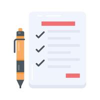 Check out this flat icon showing task list vector