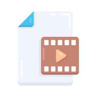 A flat style icon showing format option vector
