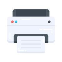 Check out this flat icon of printer in action vector