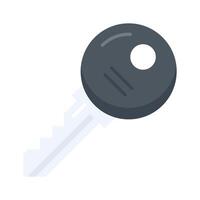 A flat style icon of car key, easy to edit vector