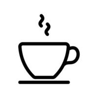 Hot Steaming Coffee Cup Resting on a Matching Saucer vector