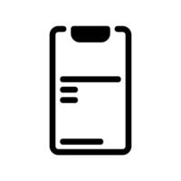 Outline Icon of a Clipboard Holding Paper with Text Lines vector