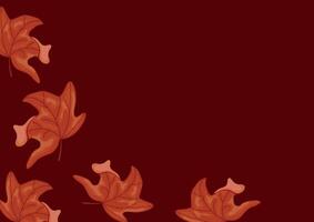 poster with a maple leaf in the colors of the Canadian flag on a red background, for Canada Day or autumn design vector