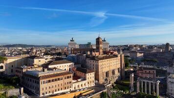Awesome Rome Skyline at Rome Lazio in Italy. Stunning Scenery. photo
