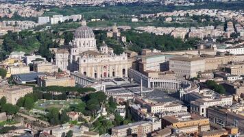 Exterior San Pedro Church in Rome Lazio Italy. Stunning Cinematic. photo