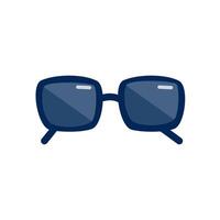 Sunglasses semi flat color object vector