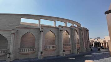 Qatar Doha 2o february 2025 Charming traditional architecture in cultural district video