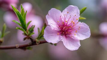 Tree Flower Captured in Focus with Blurred Natural Vibes photo