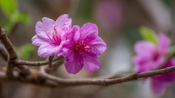 Crisp macro image of flower in vibrant spring scene photo