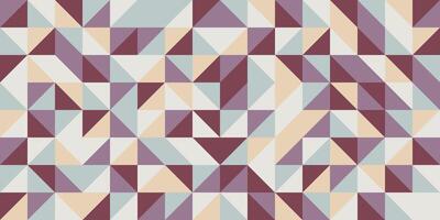 Minimalist background with triangular facets in earth tones vector
