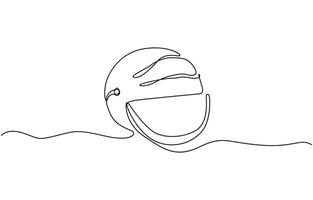 Watermelon one line continuous. Fresh watermelon line art outline, Single Line Watermelon Slice Summer Fruit Continuous Line. vector