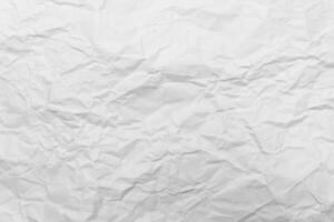 White Paper Texture background, Crumpled white paper abstract shape background with space paper recycle for text. photo