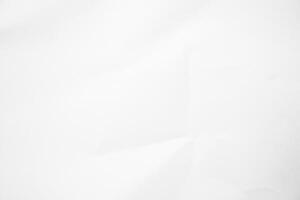 White Paper Texture background. Crumpled white paper abstract shape background with space paper text. photo