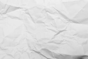 White Paper Texture background. Crumpled white paper abstract shape background with space paper recycle for text. photo