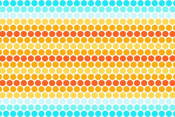 colorful abstract dot orange pattern background. template summer concept