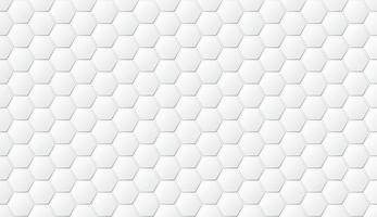 Abstract 3D white hexagon seamless pattern background graphic illustration. vector