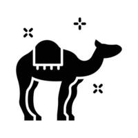 Ready to use glyph style icon of camel vector