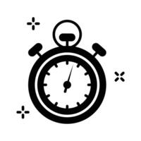 A visually engaging glyph icon of fast delivery vector
