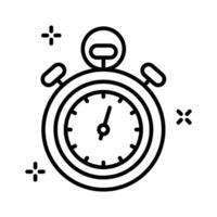 A visually engaging linear icon of fast delivery. vector