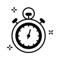 A visually engaging glyph icon of fast delivery. vector