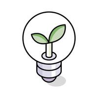 A premium isometric outline icon of science innovation vector