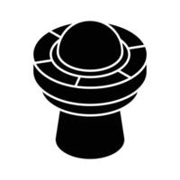 Get this isometric style icon of a ufo object. vector