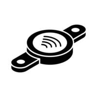 Ready to use isometric icon of a smartwatch interface. vector