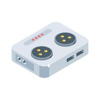 Check out this isometric icon of power supply unit vector