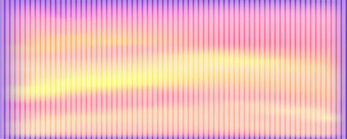Abstract background with vertical lines, soft gradient in pink, purple and orange tones. Smooth and flowing aesthetic fractal glass gradient background vector