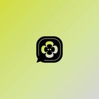 Communication app icon design with a modern theme, using a combination of bright colors. vector