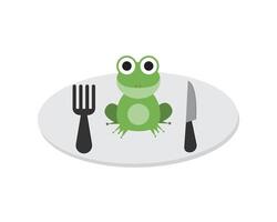 Eat that frog to start with the biggest, hardest task first vector