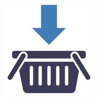 Add To Cart in blue color vector