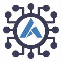 Ardor icon concept in blue color vector