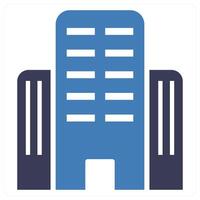 Corporate icon concept in blue color vector